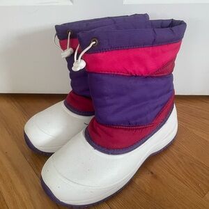 3M Thinsulate womanโs Winter Boots in Purple, Pink, and White